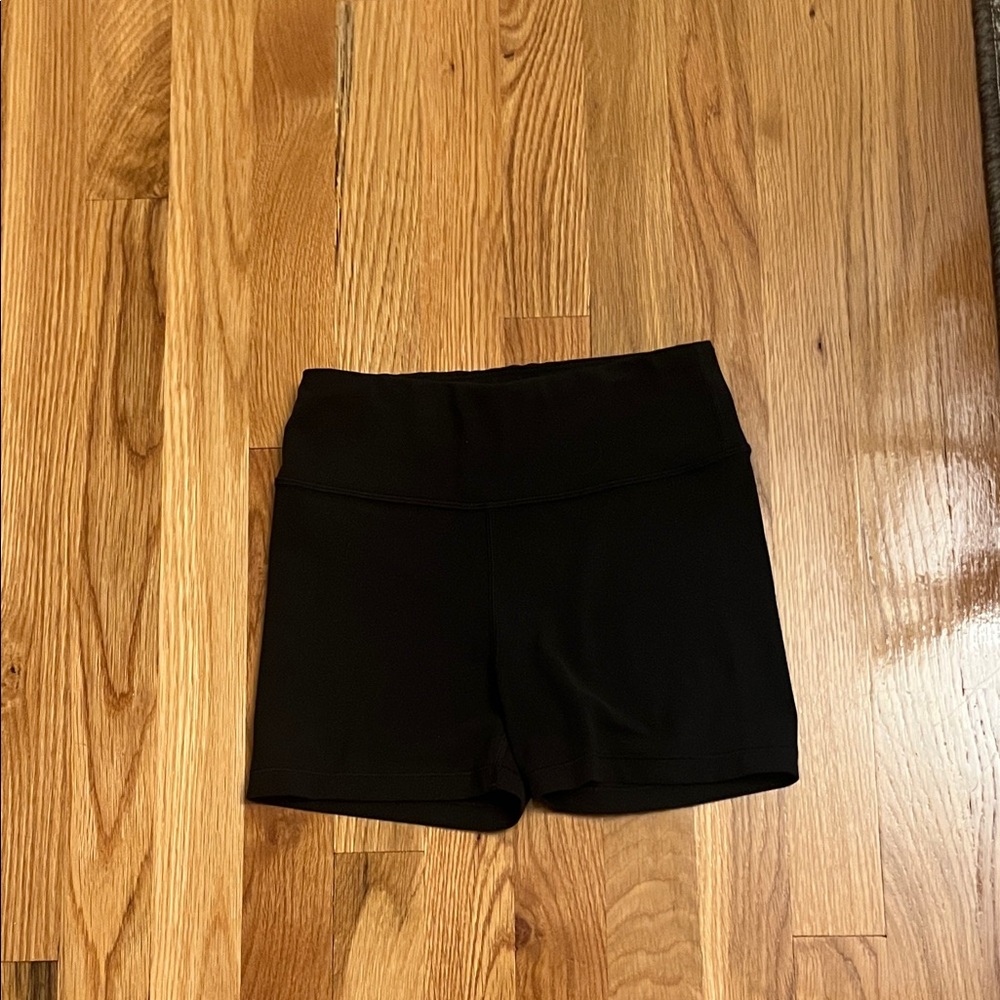 Athleta Jet Black Girls Athletic Shorts